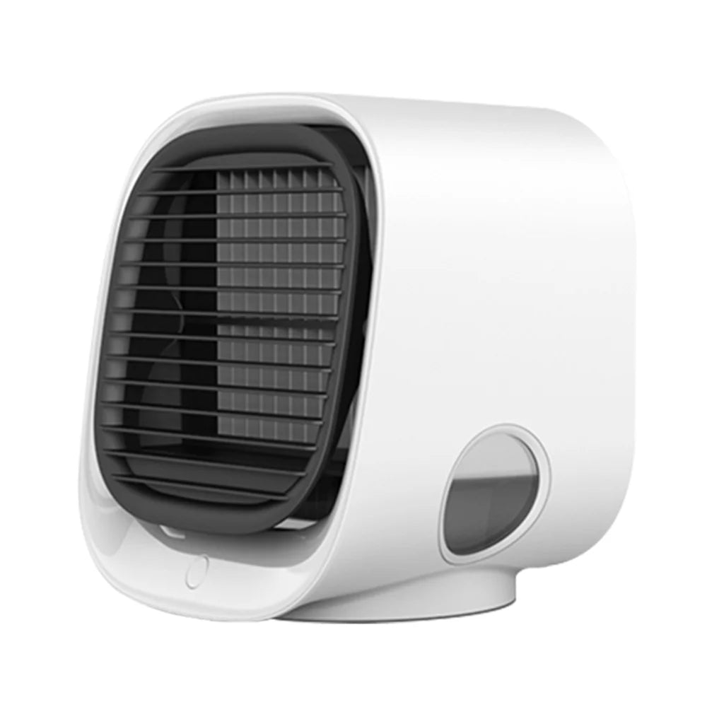 Portable Air Cooler Table Air Conditioner Fan W Icebox Humidifier USB Power